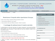 Tablet Screenshot of letturacontatori.com